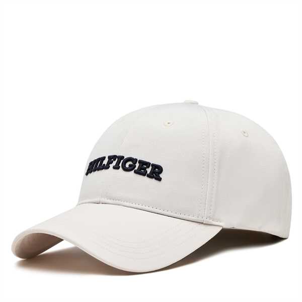 Šiltovka Tommy Hilfiger Th Monotype Canvas 6 Panel Cap AM0AM12043 Sivá