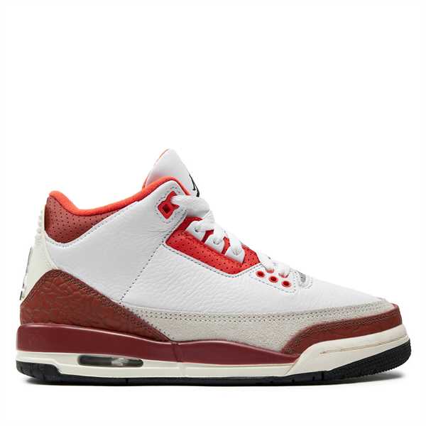 Sneakersy Nike Air Jordan 3 Retro SE (GS) DV7028 108 Biela