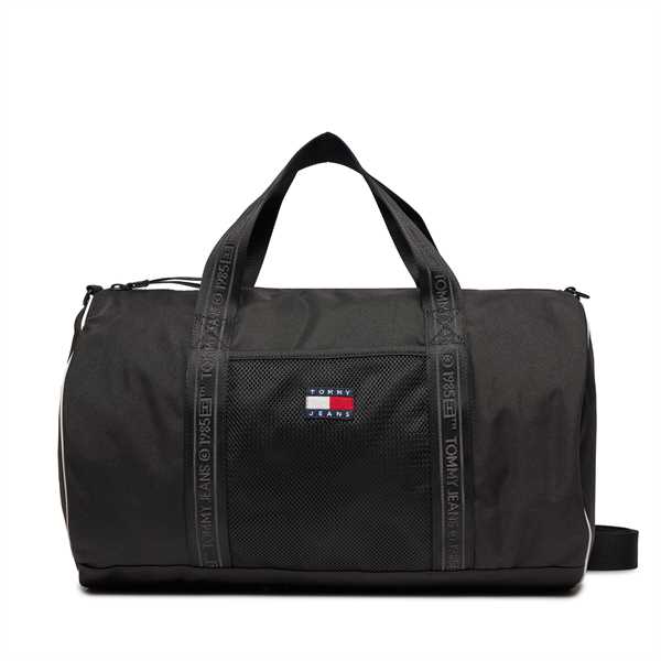 Taška Tommy Jeans Tjm Heritage Round Duffle AM0AM11950 Čierna