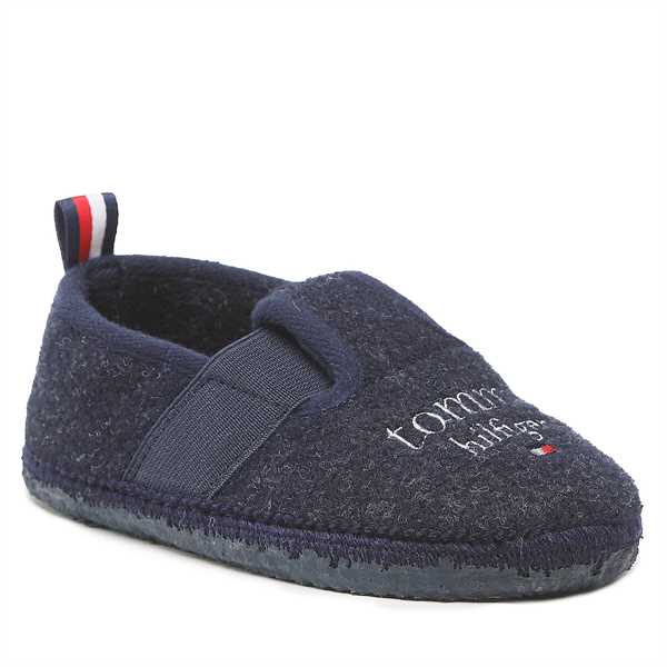 Papuče Tommy Hilfiger Indoor Slipper T1B1-32552-1506 Tmavomodrá