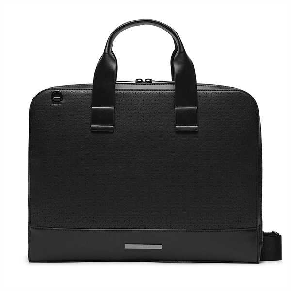 Taška na laptop Calvin Klein Modern Bar Slim Laptop Bag Mono K50K511529 Čierna