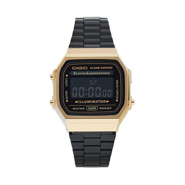 Hodinky Casio Vintage A168WEGB-1BEF Čierna