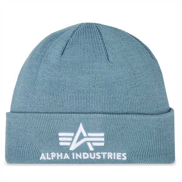 Čiapka Alpha Industries 3D Beanie 168910 Modrá