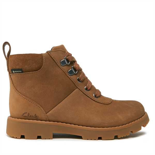 Šnurovacia obuv Clarks Heath Go Gtx Gore-Tex 261626797 Hnedá