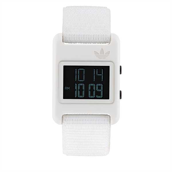 Hodinky adidas Originals Retro Pop Digital Watch AOST23064 Biela