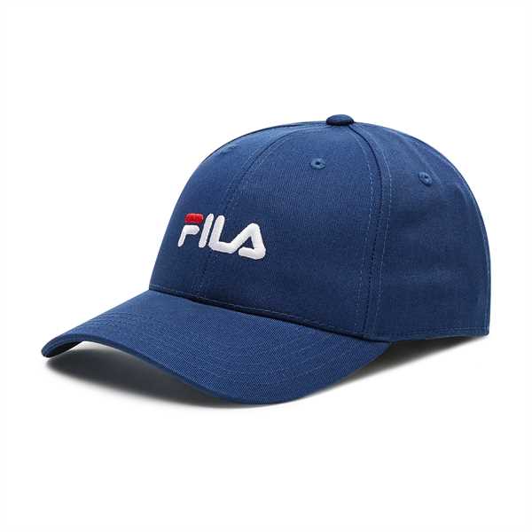 Šiltovka Fila Brasov 6 Panel Cap With Linear Logo Strap Back FCU0019 Tmavomodrá