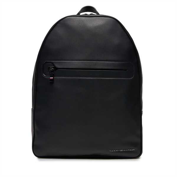 Ruksak Tommy Hilfiger Th Modern Pu Dome Backpack AM0AM12231 Čierna