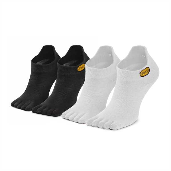 Súprava 2 párov kotníkových ponožiek unisex Vibram Fivefingers No Show S15N12P Čierna