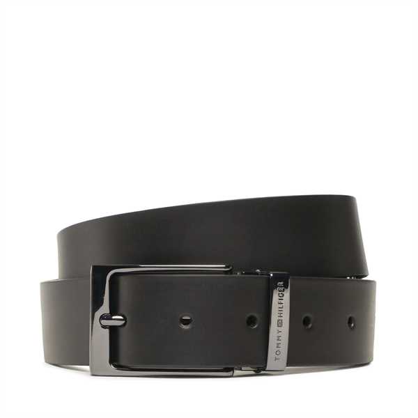 Pánsky opasok Tommy Hilfiger Gp Double Buckle Belt AM0AM10809 Čierna