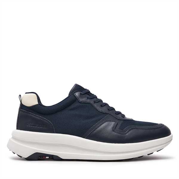 Sneakersy Tommy Hilfiger Hilfiger Mix Chunky Hybrid Shoe FM0FM04994 Tmavomodrá