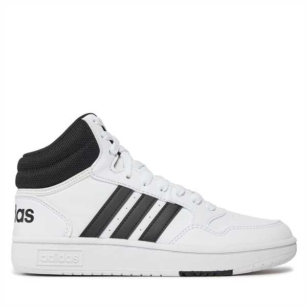 Sneakersy adidas Hoops 3.0 Mid K IG3715 Biela