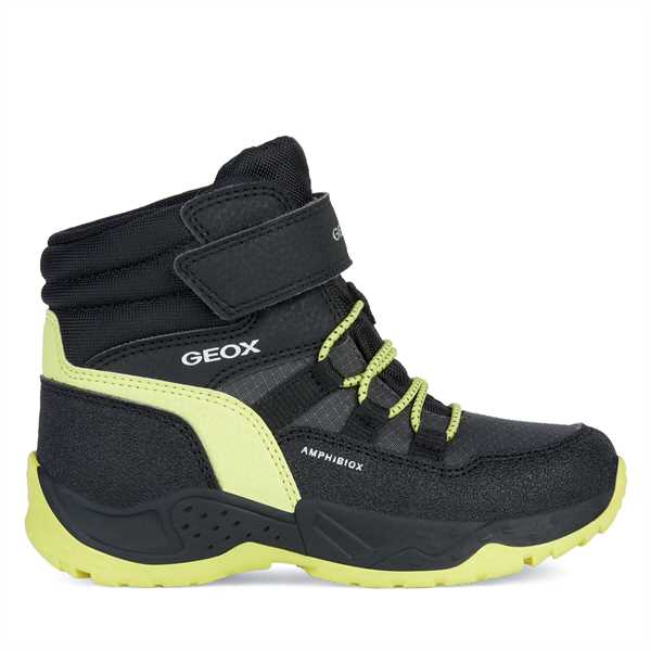 Snehule Geox J Sentiero Boy B Abx J26FSC 0FUCE C0802 M Čierna