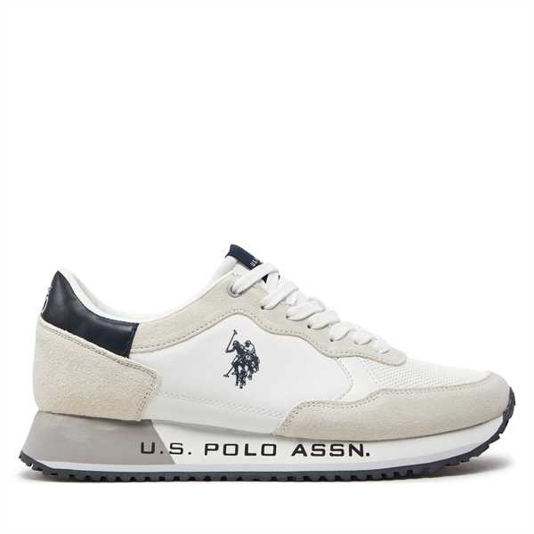 Sneakersy U.S. Polo Assn. CleeF006 CLEEF006/4TS1 Biela