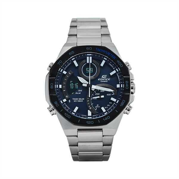 Hodinky Casio Edifice Racing ECB-950DB-2AEF Strieborná