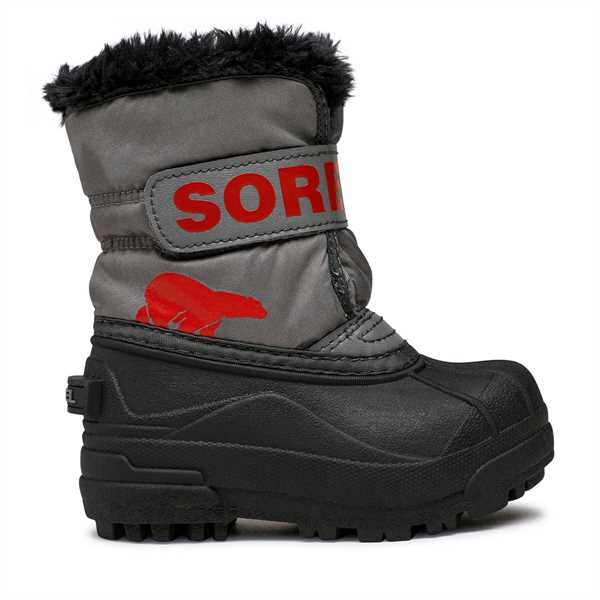 Snehule Sorel Childrens Snow Commander NC1960-052 Sivá