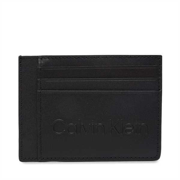 Puzdro na kreditné karty Calvin Klein Set Id Cardholder K50K509971 Čierna