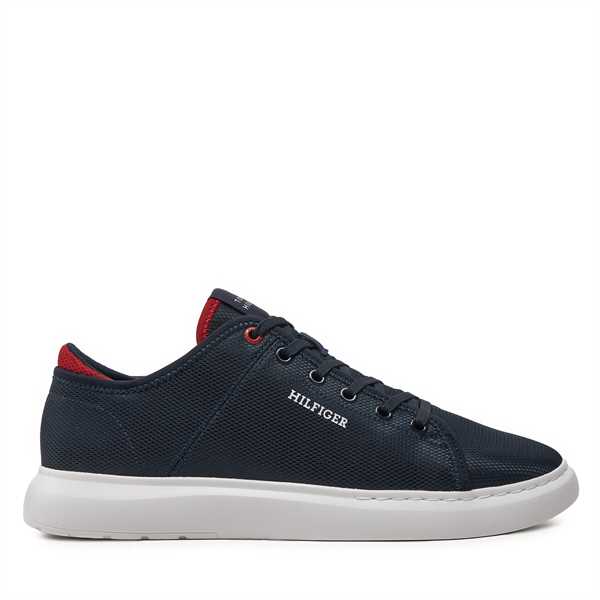 Sneakersy Tommy Hilfiger Lightweight Cup Mesh FM0FM05115 Tmavomodrá