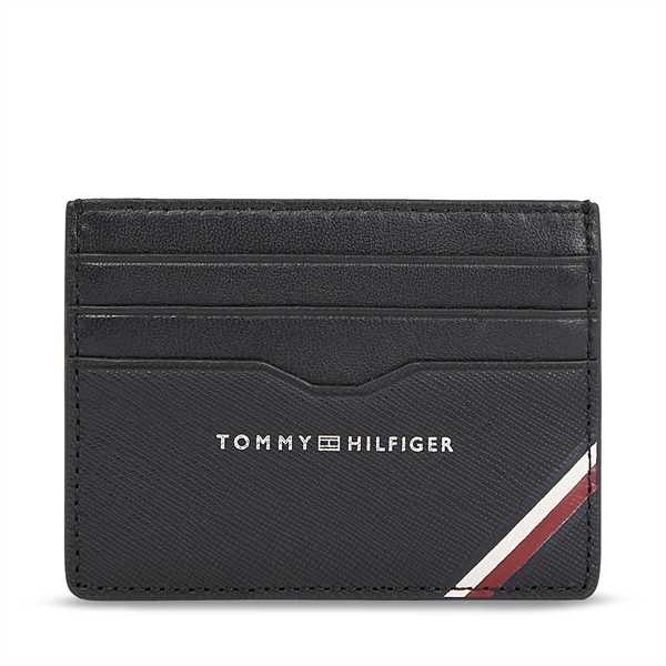 Puzdro na kreditné karty Tommy Hilfiger Th Central Cc Holder AM0AM11583 Čierna