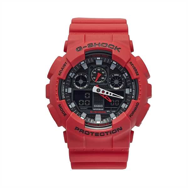 Hodinky G-Shock GA-100B-4AER Červená