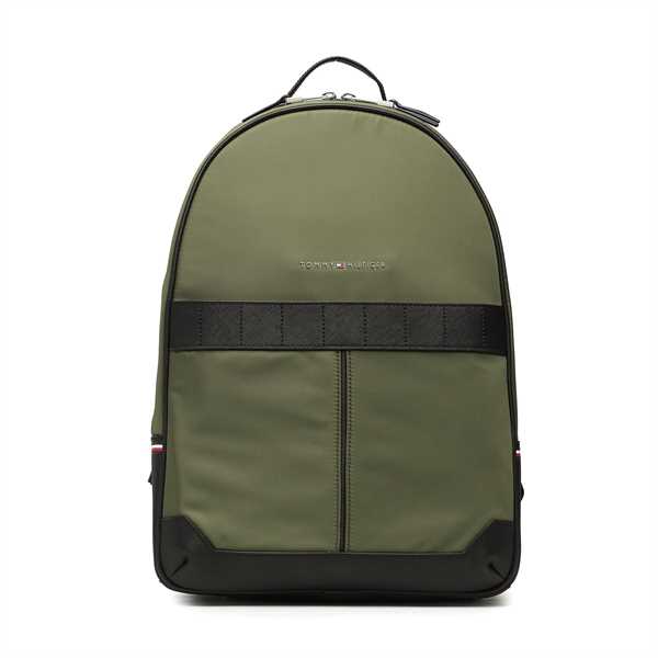 Ruksak Tommy Hilfiger Th Elevated Nylon Backpack AM0AM10939 Zelená