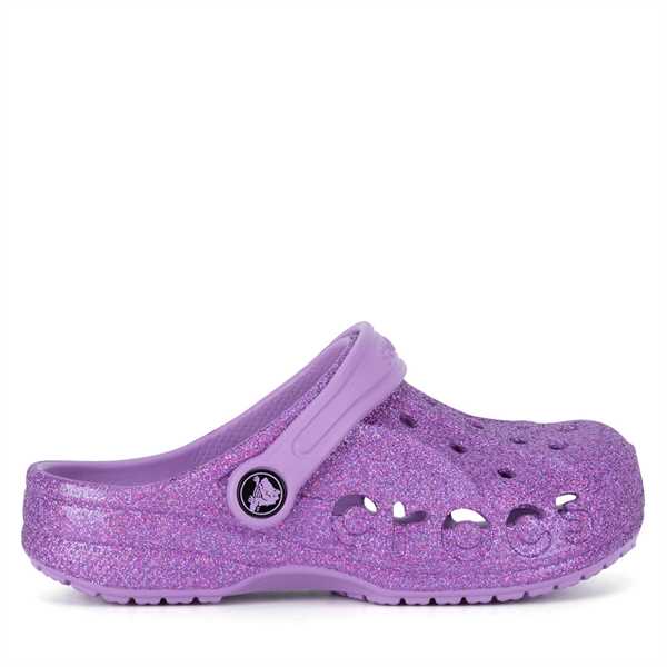 Šľapky Crocs BAYA GLITTER CLOG 207015-5PR Fialová