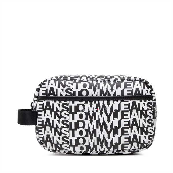 Kozmetická taštička Tommy Jeans Tjm Essential Washbag Logomania AM0AM10795 Čierna