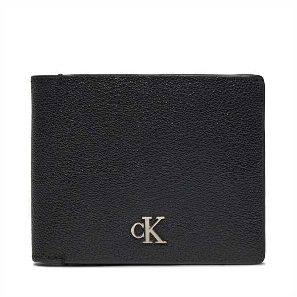 Veľká pánska peňaženka Calvin Klein Mono Hrdw Rfid Bifold W/Coin K50K511444 Čierna