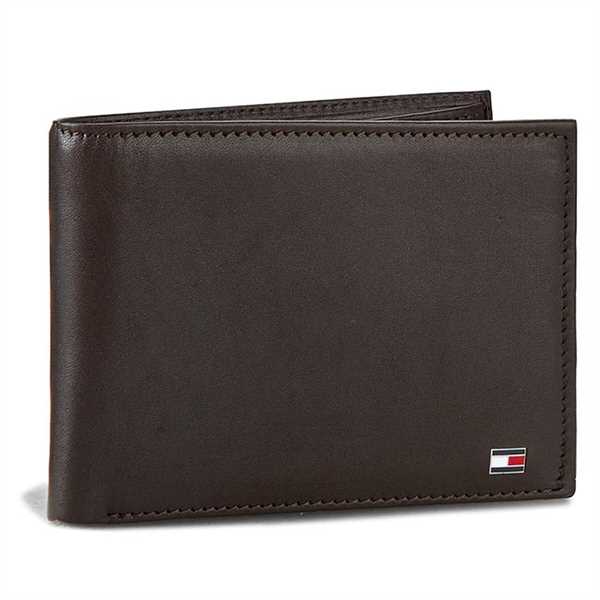 Veľká pánska peňaženka Tommy Hilfiger Eton Cc And Coin Pocket AM0AM00651/83361 Hnedá