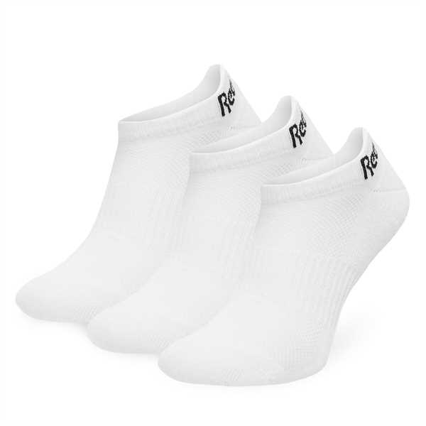 Súprava 3 párov kotníkových ponožiek unisex Reebok R0356P-SS24 (3-pack) Biela