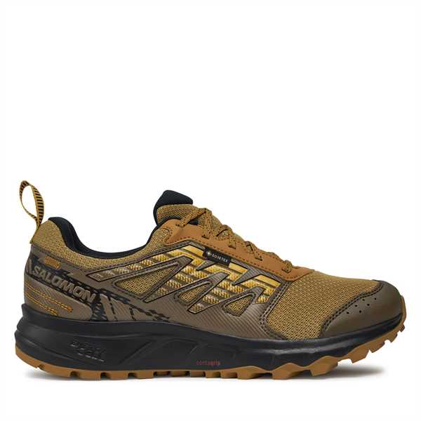 Trekingová obuv Salomon Wander Gore-Tex L47436600 Kaki