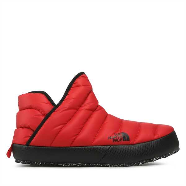 Papuče The North Face Thermoball Traction Bootie NF0A3MKHKZ31 Červená