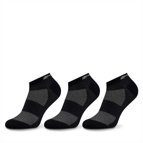 Súprava 3 párov kotníkových ponožiek unisex Reebok Te Low Cut Sock 3P GH0408 Čierna