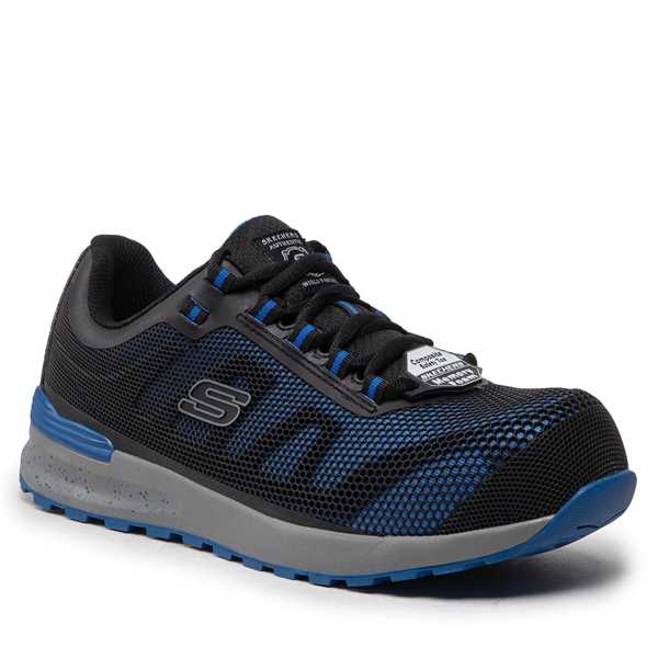 Poltopánky Skechers Bulklin 77180EC/BLU Čierna