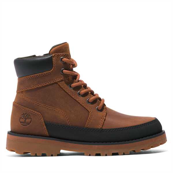 Outdoorová obuv Timberland Courma Kid Boot W/ Rand TB0A5XJ9F131 Hnedá