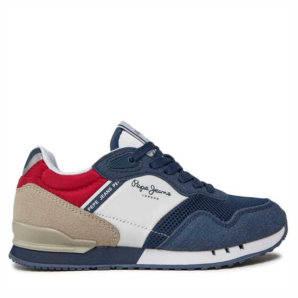 Sneakersy Pepe Jeans London Urban B PBS40002 Tmavomodrá