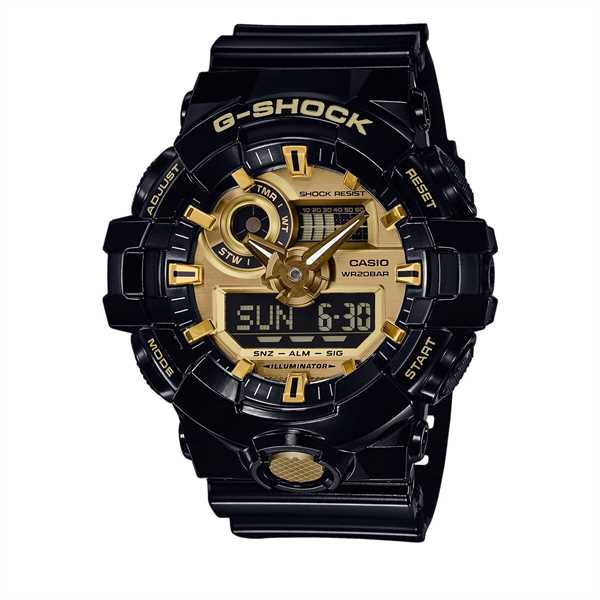 Hodinky G-Shock GA-710GB-1AER Čierna