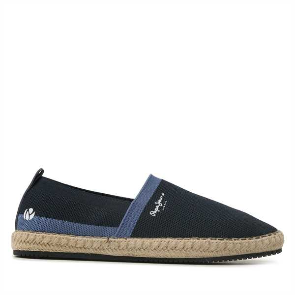 Espadrilky Pepe Jeans Tourist Camp Knit PMS10313 Tmavomodrá