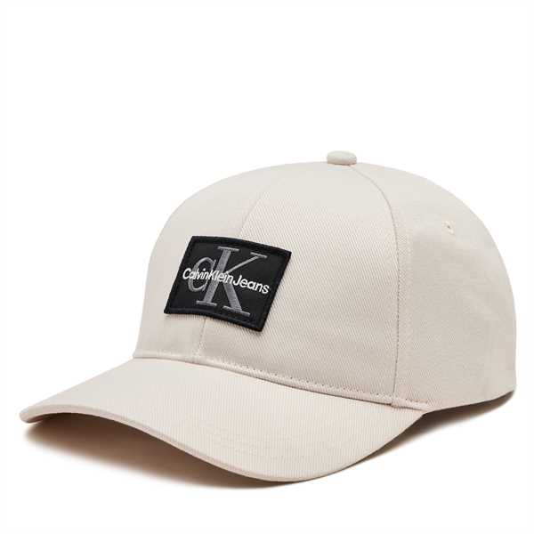 Šiltovka Calvin Klein Jeans Mono Logo Patch Cap K50K512149 Béžová