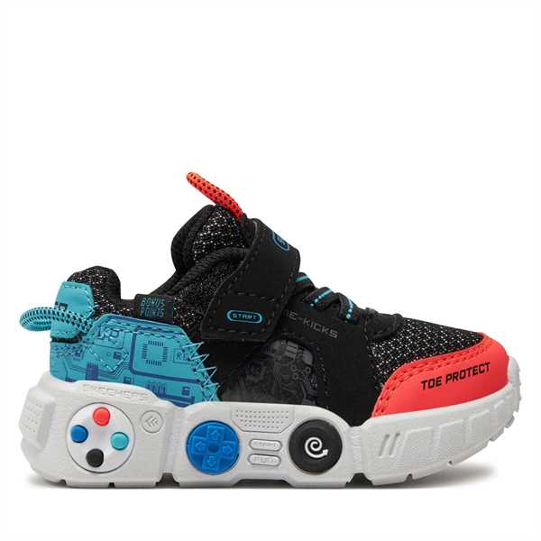 Sneakersy Skechers Lil Gametronix 402262N/BKMT Čierna