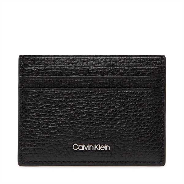 Puzdro na kreditné karty Calvin Klein Minimalism Cardholder 6Cc K50K509613 Čierna