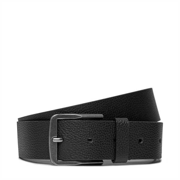 Pánsky opasok Calvin Klein Round Organic Loop Belt 2.5 K50K511829 Čierna