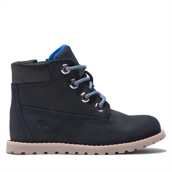 Šnurovacia obuv Timberland Pokey Pine 6In Boot With TB0A2N9N0191 Tmavomodrá