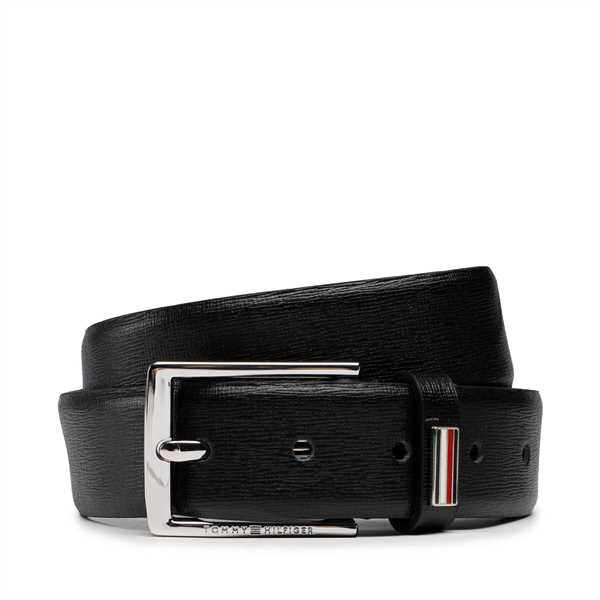 Pánsky opasok Tommy Hilfiger Business Belt 3.5 AM0AM10675 Čierna