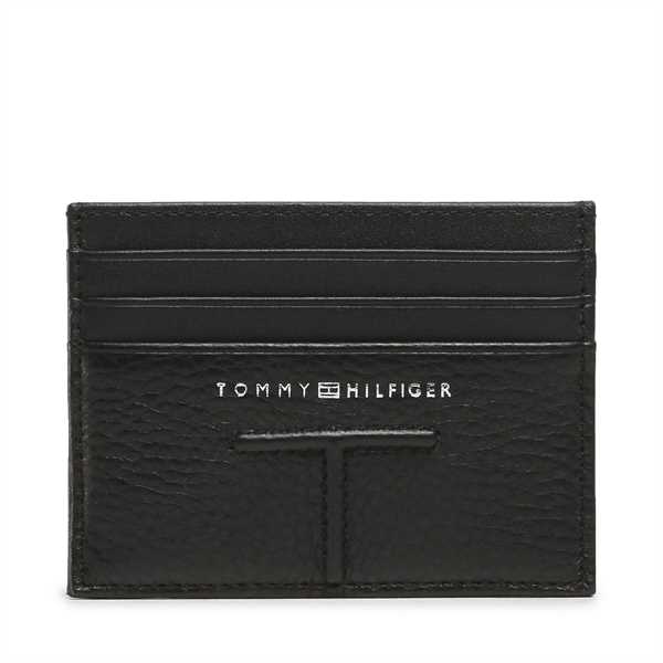 Puzdro na kreditné karty Tommy Hilfiger Central Cc Holder AM0AM10609 Čierna