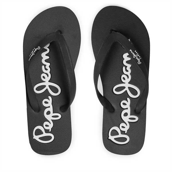 Žabky Pepe Jeans Bay Beach Basic M PMS70128 Čierna