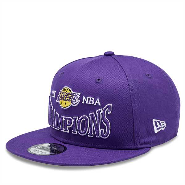 Čiapka New Era Champions Patch 950 Lakers 60364222 Fialová