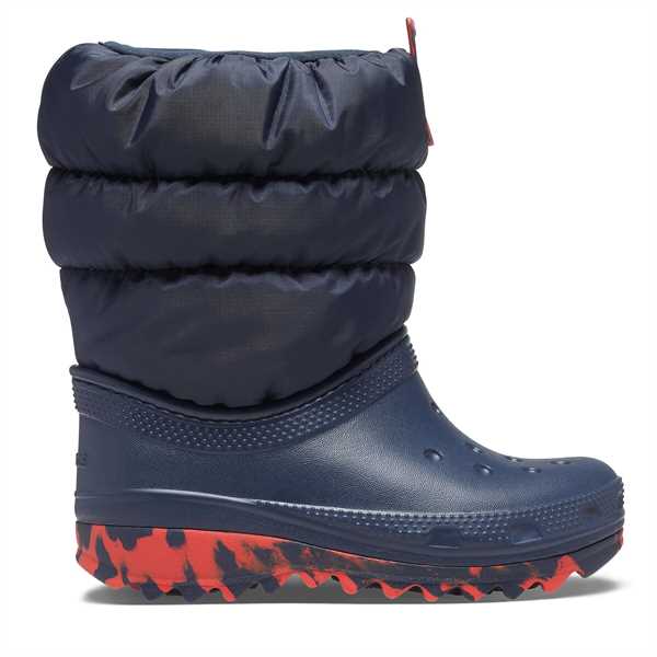 Snehule Crocs Crocs Classic Neo Puff Boot T 207683 Tmavomodrá