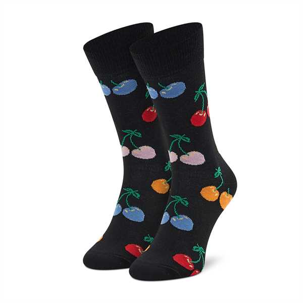 Ponožky Vysoké Unisex Happy Socks CHE01-9050 Čierna