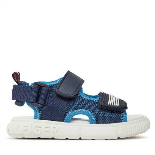 Sandále Tommy Hilfiger Velcro T1B2-33420-1591 S Tmavomodrá