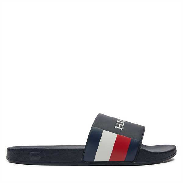 Šľapky Tommy Hilfiger Rwb Pool Slide FM0FM05093 Tmavomodrá